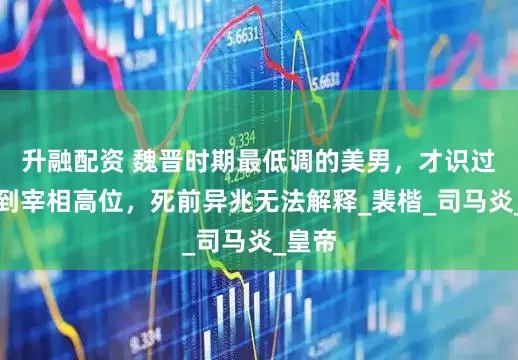 升融配资 魏晋时期最低调的美男，才识过人做到宰相高位，死前异兆无法解释_裴楷_司马炎_皇帝