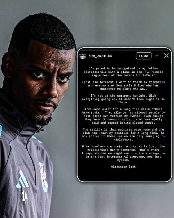 公富网配资 史诗大戏! 伊萨克闹转会时间线: 7月罢训8月闹掰, 持续已超1个月